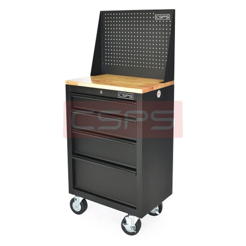 [Sale 8/8] Tủ Dụng Cụ CSPS 61cm 4 Hộc Kéo Đen Đỏ Xám