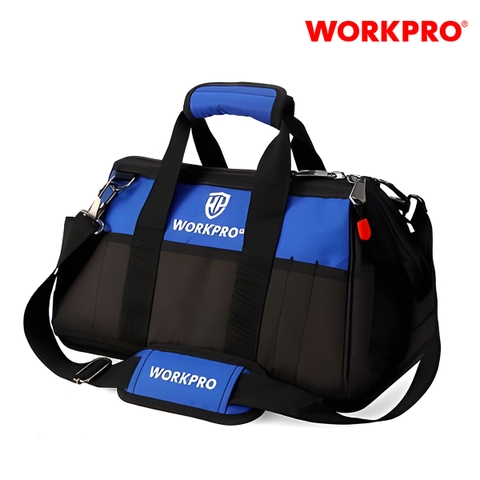 Túi đựng dụng cụ bằng vải dệt, với đế chống nước, kích thước 510mm 20 inches Workpro - WP281026