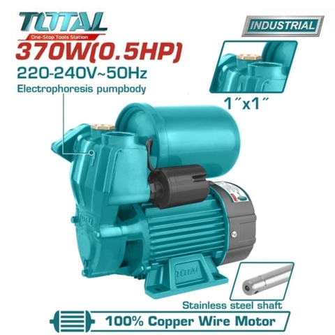 Máy Bơm Nước Tăng áp 52m 370W Total TWP113706