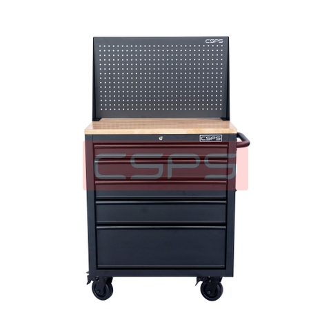 Tủ dụng cụ CSPS 76cm - 05 hộc kéo không nâng hạ màu đen/ xanh