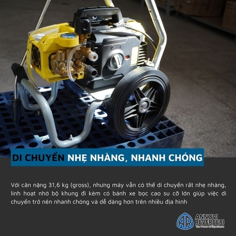 Máy xịt rửa áp lực cao công nghiệp 150bar Annovi Reverberi Italy VIP Pro 151K