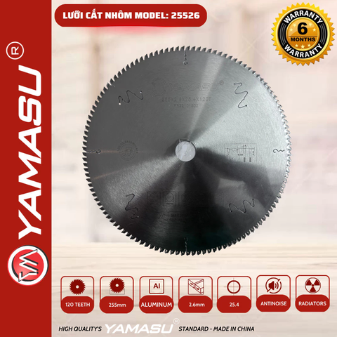 Lưỡi Cắt Nhôm 255mm 120 Răng Yamasu YA-25526