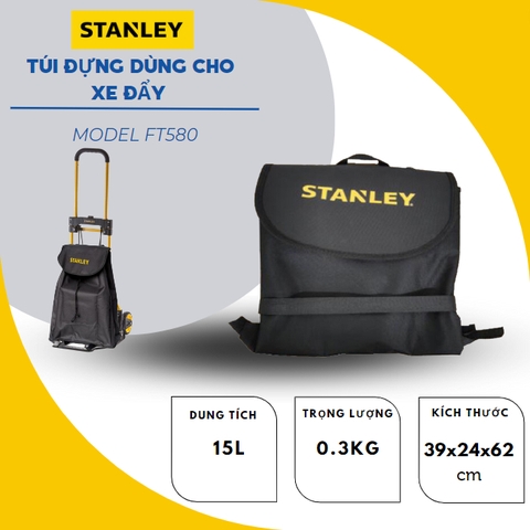 Túi đựng có nắp đậy 15L Stanley cho xe đẩy gấp gọn FT580