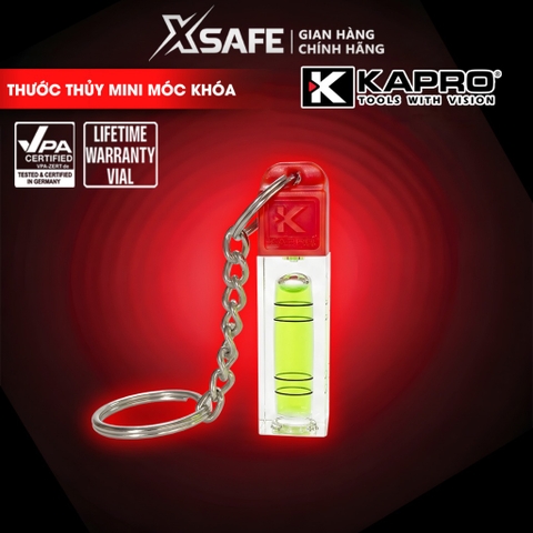 Thước thủy mini dạng móc khóa Kapro 244