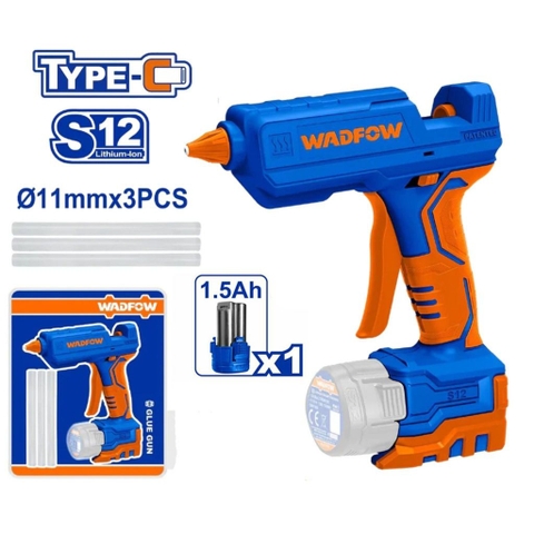 Súng Bắn Keo Dùng Pin 12V (Chưa Pin & Sạc) WADFOW WLU1412