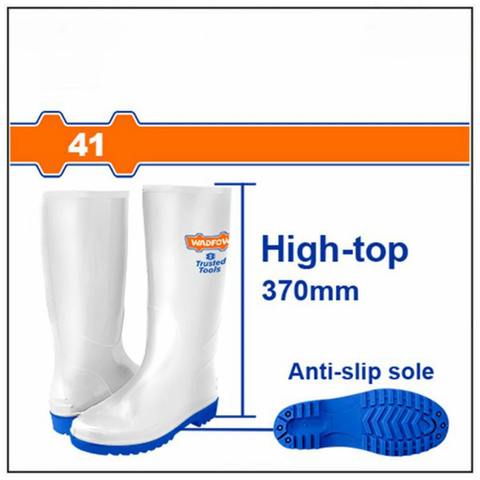 Ủng Cao Trắng Đi Mưa Size 41 WADFOW WRB2L41