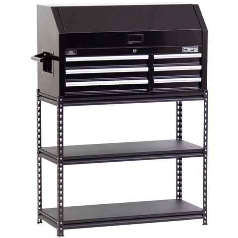 Tủ Đồ Nghề Di Động CSPS 6 Hộc Kéo Ngang 104cm - Có ổ cắm điện