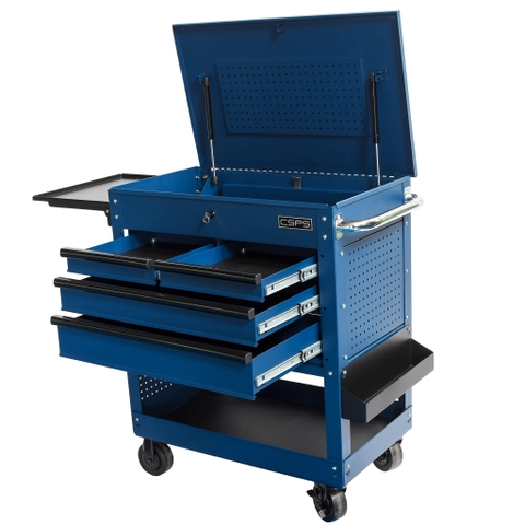 Tủ 84cm - 04 hộc kéo Xanh Nhám