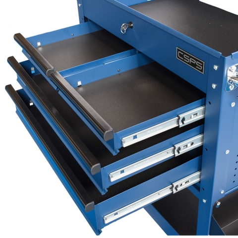 Tủ 84cm - 04 hộc kéo Xanh Nhám