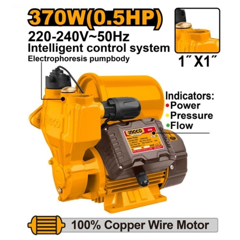Máy Bơm Nước Tự Mồi 370W(0.5HP) INGCO VPZ3708