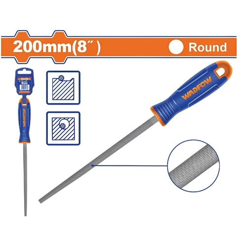 Giũa Thép Bán Nguyệt  200mm(8