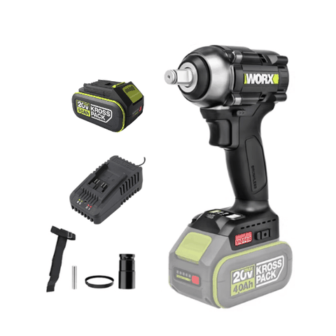 Máy Khoan Pin 20V (1 Pin 5.0Ah, 1 Sạc 2A, Túi Vải) Worx WE272.15.2B