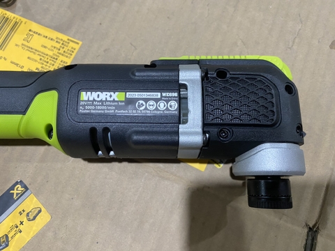Máy cắt dao động đa năng dùng pin WORX 20V WE696 Máy cắt góc