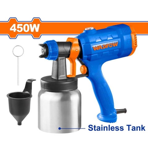 Máy Phun Sơn 450W (bình Inox) WADFOW WEG1A02