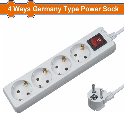 Ổ Cắm Điện 4 Cổng WADFOW WEJ7304