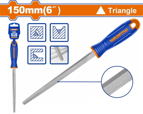 Giũa Thép Tam Giác 150mm(6