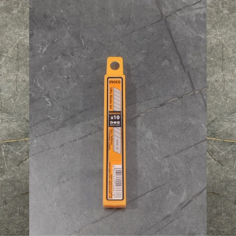 Bộ 10 Lưỡi Dao Rọc Giấy 9x80mm INGCO HKNSB0901