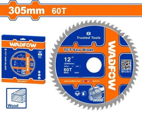 Lưỡi Cưa Gỗ TCT 305mmx60T WADFOW WTC1K11