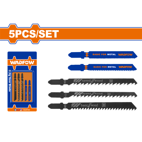 Bộ 5 lưỡi cưa lọng đa năng WadFow WJB2K51