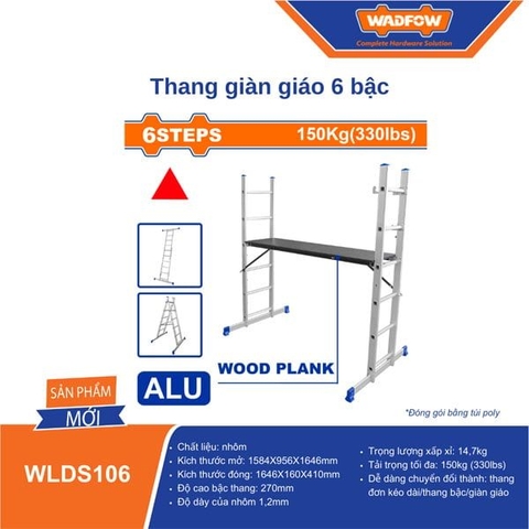 Thang Giàn Giáo 6 Bậc WADFOW WLDS106