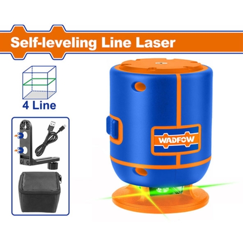 Máy Cân Bằng Tia Lade 4 Tia Xanh 0-30m WADFOW WLE1M04