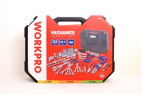 Bộ Dụng Cụ Sửa Xe Ô Tô 123 Chi Tiết Workpro WP202533
