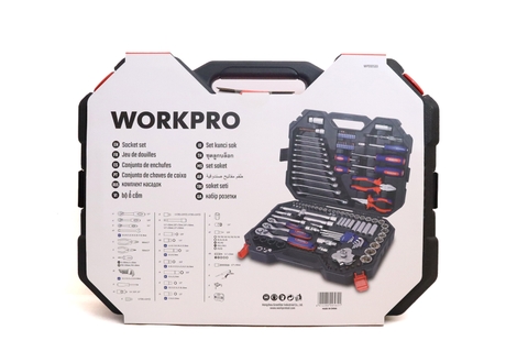 Bộ Dụng Cụ Sửa Xe Ô Tô 123 Chi Tiết Workpro WP202533