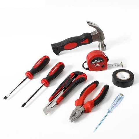 Bộ công cụ sửa chữa nhà 8 cái Workpro WP209001