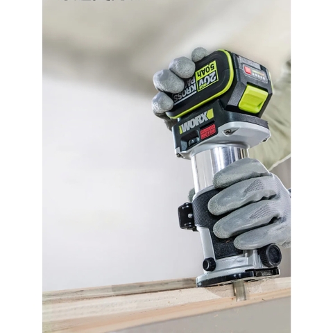 máy phay gỗ dùng pin worx 20V WU560.1