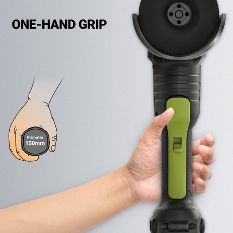 100mm Bộ máy mài góc dùng pin 20V Worx WU835 (Công tắc bóp)