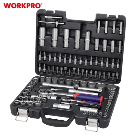 Bộ công cụ cơ khí các loại có hộp đựng (1 set = 108 cái) Workpro - WP202535