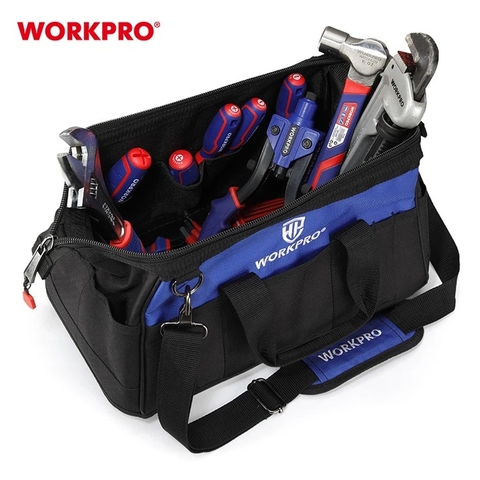 Túi Đồ Nghề Dụng Cụ Đế Chống Nước 400mm Workpro WP281007