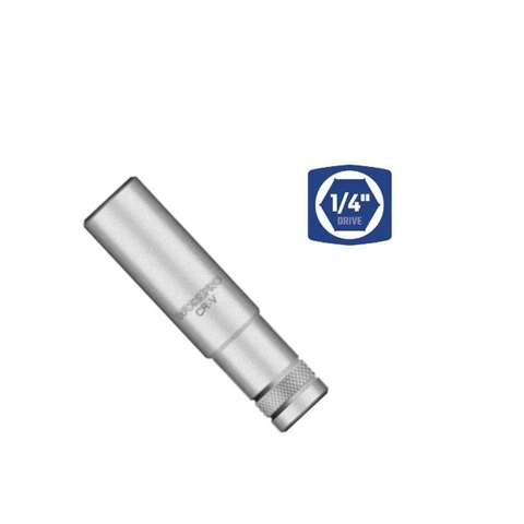 Đầu tuýp dài có đầu vuông 1/4 inch và đầu lục giác 6 cạnh size 8mm Workpro - WP274016