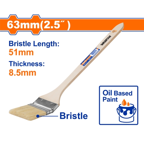 Cọ sơn dầu đầu cong 63mm (2.5