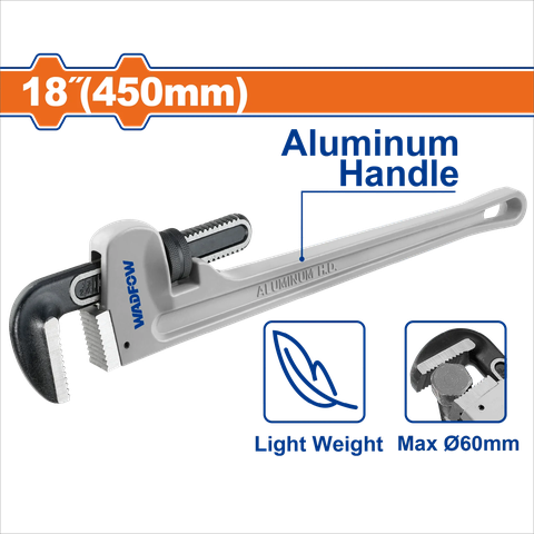 Mỏ Lết Mở ống Tay Cầm Nhôm 450mm(18