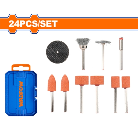 Bộ 24 món phụ kiện mài mini WadFow WRR4024