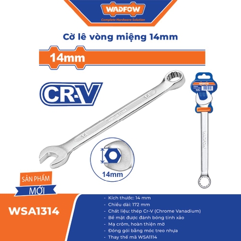 Cờ Lê Vòng Miệng 14mm WADFOW WSA1314