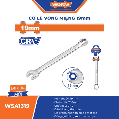 Cờ Lê Vòng Miệng 19mm WADFOW WSA1319