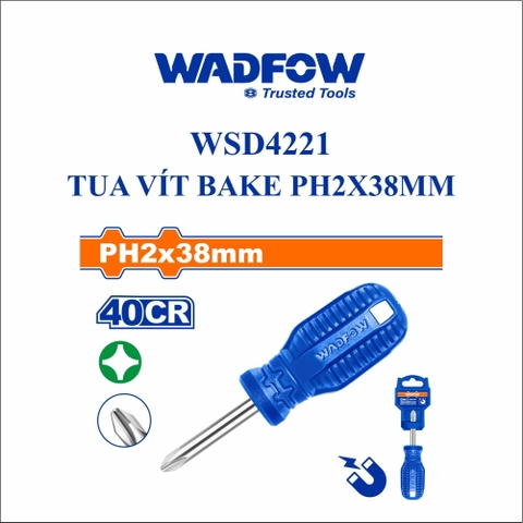 Tua Vít Bake PH2x38mm WADFOW WSD4221