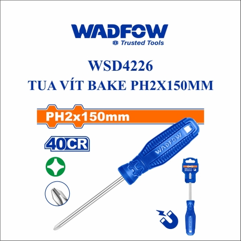 Tua Vít Bake PH2x150mm WADFOW WSD4226