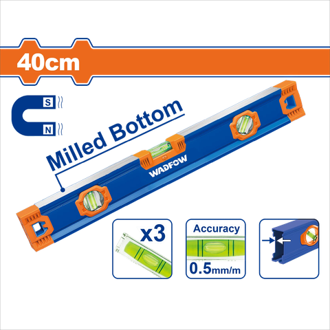Thước Thủy Nam Châm Mạnh 40cm WADFOW WSL3G40