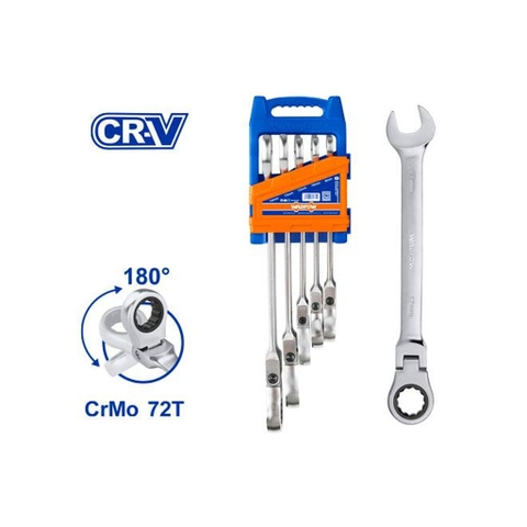 Bộ 5 Cờ Lê Vòng Miệng Tự Động Lắc Léo 8-14mm WADFOW WSP5205