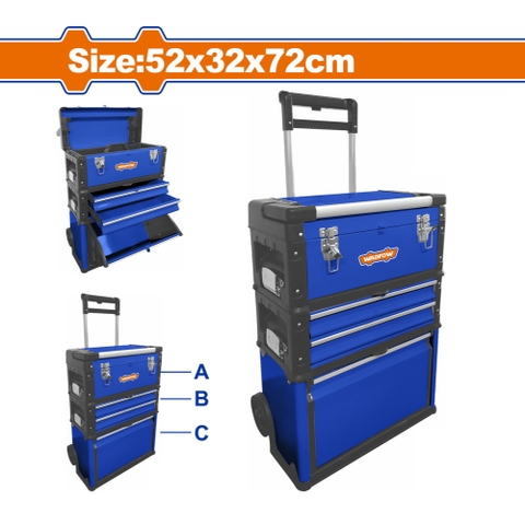 Hộp Đựng Công Cụ Kiểu Xe Đẩy WADFOW WTB6A72