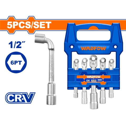 Bộ 5 đầu tuýp tay vặn chữ L WadFow WTH4205