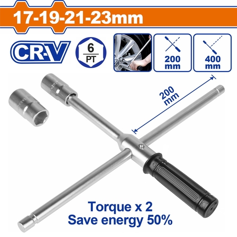 Tay Vặn Chữ Thập 17-19-21-23mm WADFOW WTH6516