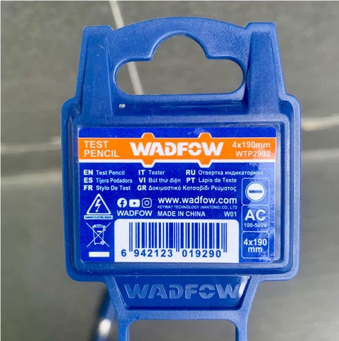 Bút Thử Điện 4x190mm WADFOW WTP2902