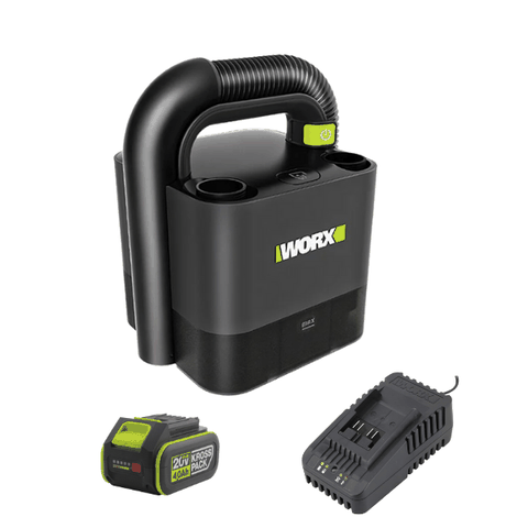 Máy Hút Bụi Ô Tô Dùng Pin 20V (1 Pin 4.0Ah, 1 Sạc 2A) Worx WU035.14.2B