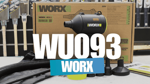 Máy thổi bụi dùng pin 20V Worx WU093 (1 Pin 4.0Ah, 1 Sạc)