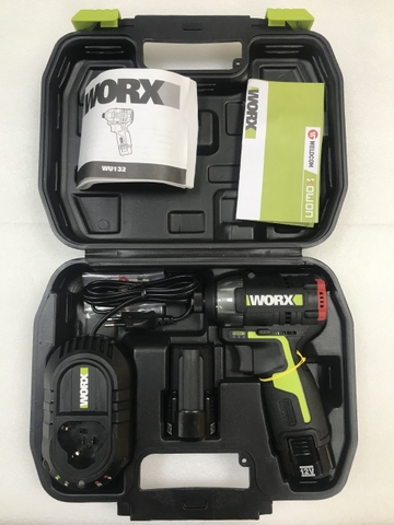 Máy Vặn Vít Pin 12V (Phiên Bản 1 Pin) Worx WU132