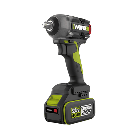 Máy vặn bu lông dùng pin 20V Worx WU289 (2 Pin 4.0Ah, 1 Sạc)